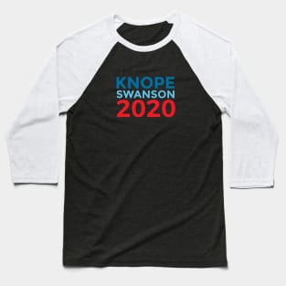 Leslie Knope Ron Swanson / Parks and Recreation / 2020 Election Baseball T-Shirt